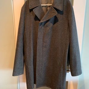 Men’s DKNY wool overcoat size Large